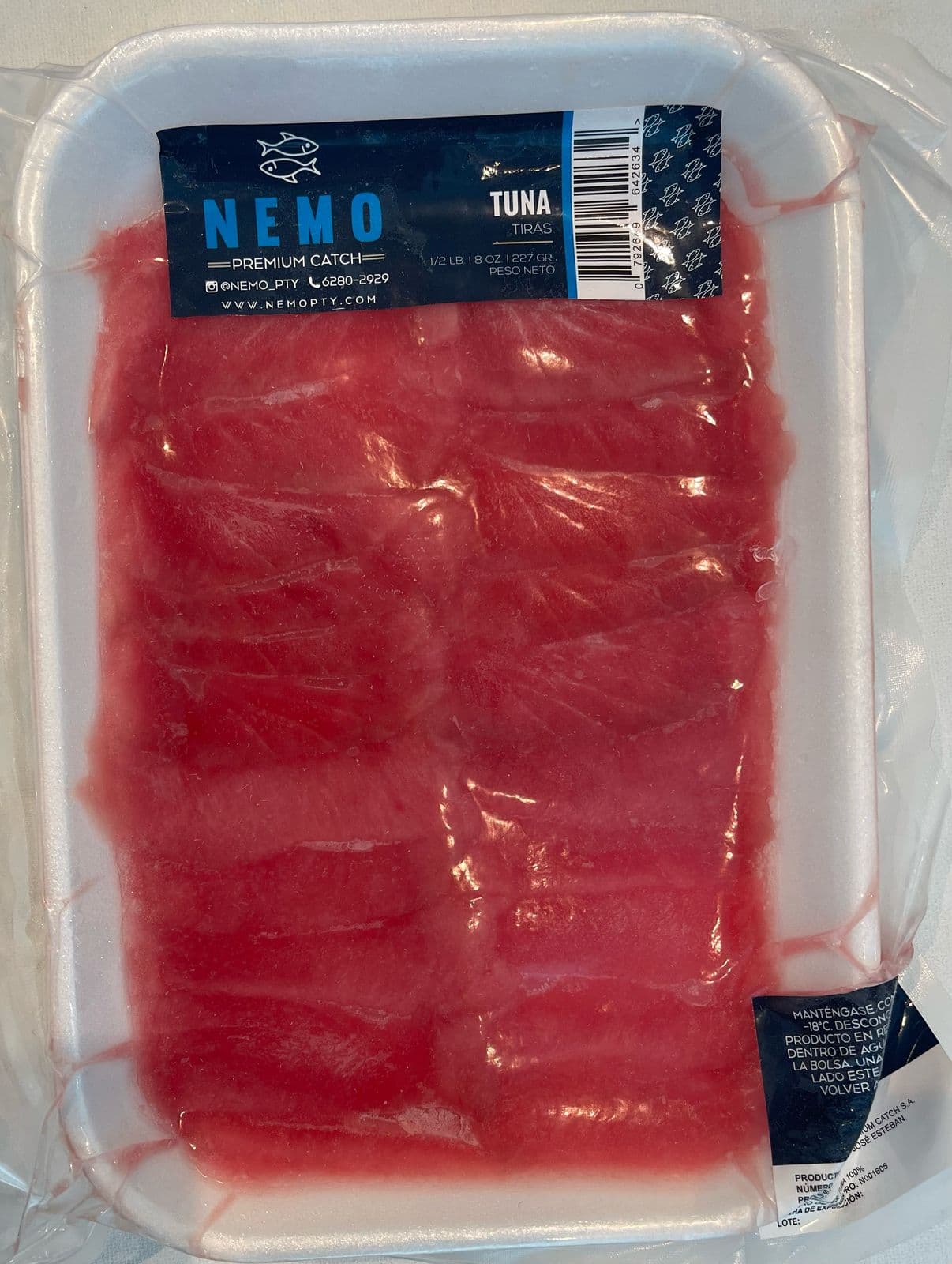 Tiras de tuna